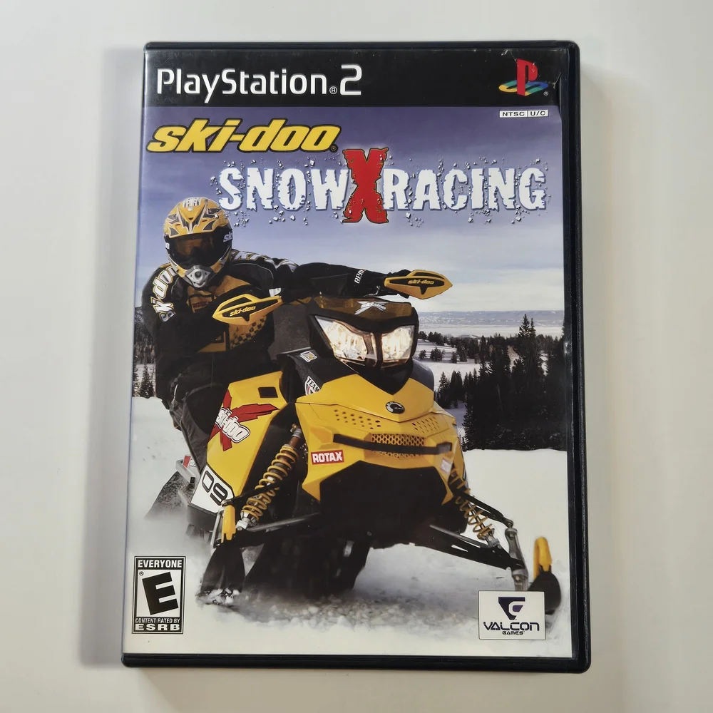 Sony PlayStation 2 Ski-Doo Snow X Racing - Black and Yellow